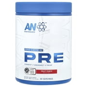 AN Supps Pre-Workout, Zero Caffeine, Fruit Punch, 13.75 oz 390 g