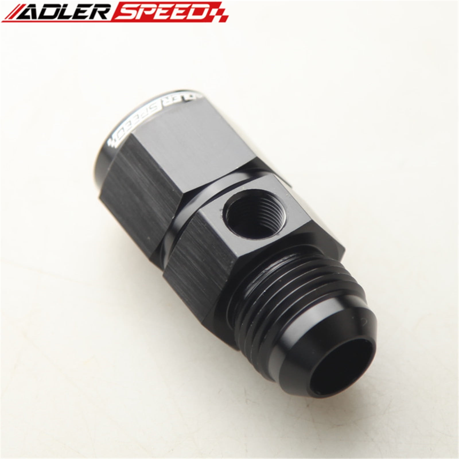 AN6 Male To Female 1/8"NPT Gauge Sensor Side Port Adapter Fuel