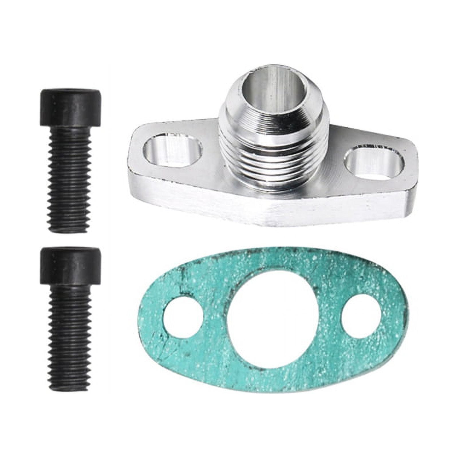 AN10 Turbo Oil Return Drain Flange Adapter Kit for GT28 GT30 GT35 T25