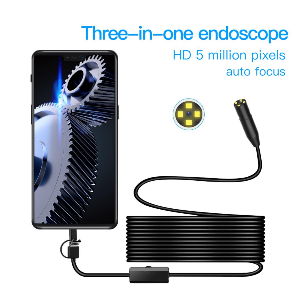 AN100 14mm 11mm lens Camera Endoscope For Cars Micro USB Typec