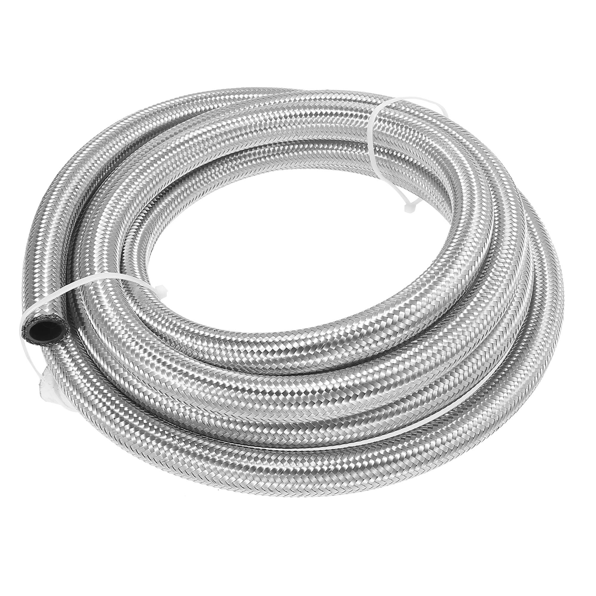 AN12 3/4" 10ft Universal CPE Stainless Steel Braided Car Engine Oil Fuel Gas Line Hose