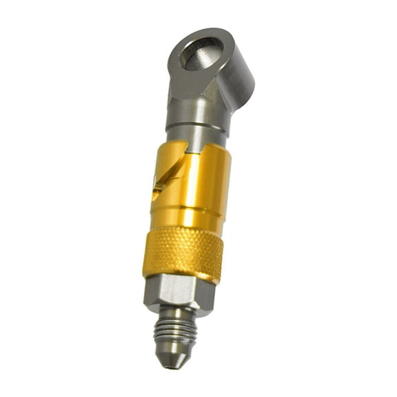 AN3 Brake Fluid Quick Release Disconnect Connector Adapter Brake Hose Line Fitting Adapter Aluminum Motorcycle Accessory
