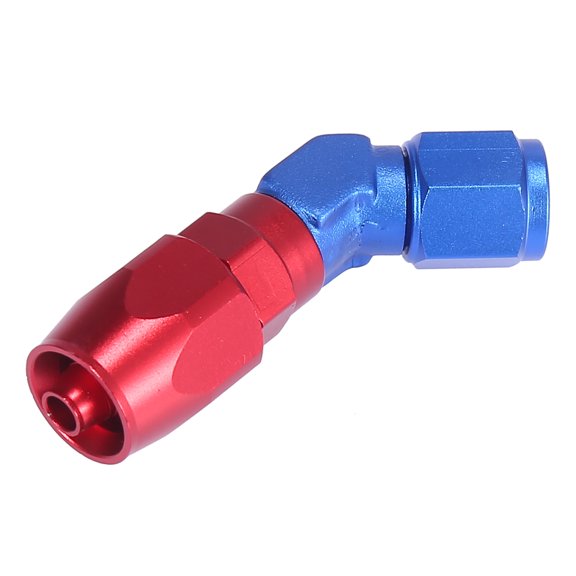 AN4 45 Degree Female Swivel Coupler 6061 Aluminum Alloy Car Fuel Oil Hose End Fitting Adapter