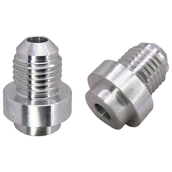2 Pack AN4 Aluminum Weld Bung Fitting