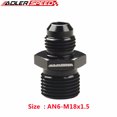 thumbnail image 1 of AN6-M18x1.5-Male Adapter, Straight Thread, Fuel Oil Air Hose Fitting, Car Auto Accessories, 1 of 1