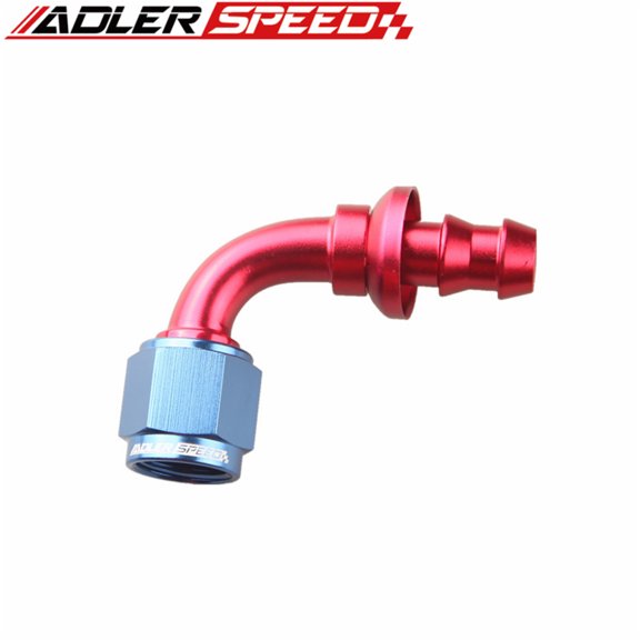 AN8 90 Degree-Oil Fuel Hose End Adapter Kit, Straight, Heavy Duty