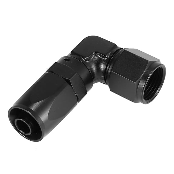 AN8 90 Degree Swivel Coupler 90 Degree Hose Union 6061 Aluminum Alloy Fuel Line Car Fuel Oil Hose End Fitting Adaptor
