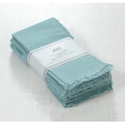 ANA Blue Cloth Napkins Set of 12 18x18 inch Cotton Dinner Napkins - Washable Soft Premium Hotel Quality Reusable Napkins Perfect Table Napkins for Family Dinners