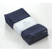 ANA Navy Cloth Napkins Set of 12 18x18 inch Cotton Dinner Napkins - Washable Soft Premium Hotel Quality Reusable Napkins Perfect Table Napkins for Family Dinners