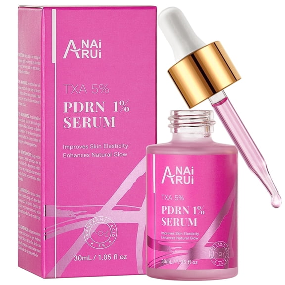 ANAiRUi PDRN Serum with 10,000 ppm Salmon DNA, 50,000 ppm Tranexamic Acid, Niacinamide & Hyaluronic Acid, Lightweight Moisturizing Serum for Daily Skin Barrier Care, 1.05 fl oz
