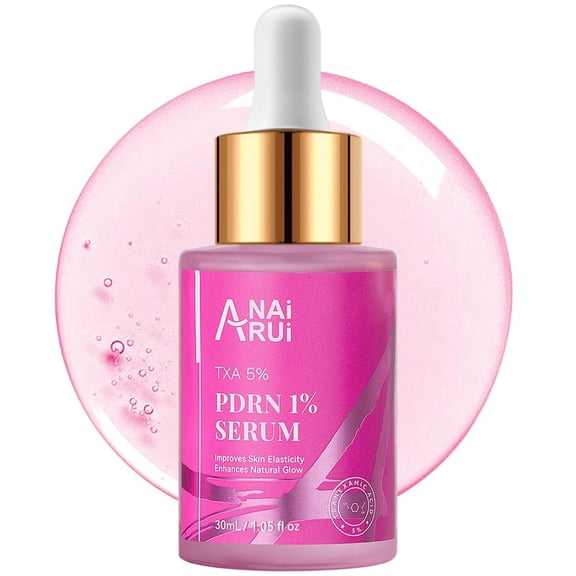 ANAiRUi PDRN Serum with 10,000 ppm Salmon DNA, 50,000 ppm Tranexamic Acid, Niacinamide & Hyaluronic Acid, Lightweight Moisturizing Serum for Daily Skin Barrier Care, 1.05 fl oz