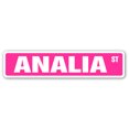 thumbnail image 1 of ANALIA Street Sign Childrens Name Room Sign | Indoor/Outdoor |  18" Wide, 1 of 5