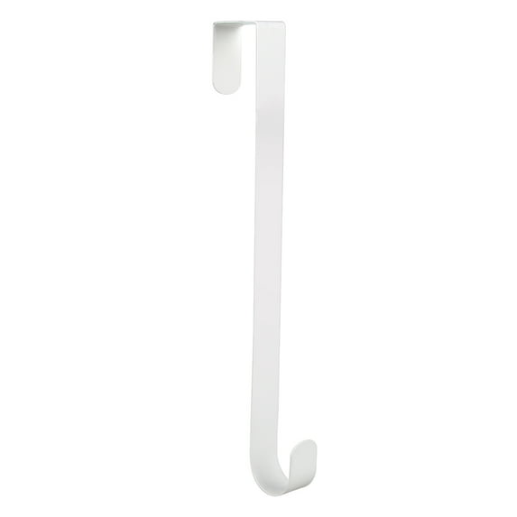 ANANJING 15 In Metal Wreath Hanger, Door Hook for Xmas, Easter, Spring, White