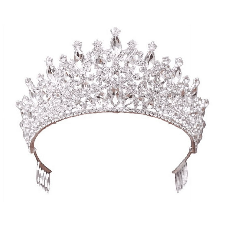 Elegant Alloy Wedding Tiara With Rhinestones Elegant Alloy Wedding Tiara With Rhinestones