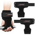 thumbnail image 1 of ANAVIGER Anti Slip Nylon Black Weight Lifting Straps (2 Pack), 1 of 7