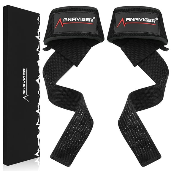ANAVIGER Workout Lifting Fitness Wrist Straps Gym for Weights and Strength Training