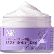 ANAiRUi Bakuchiol Face Cream Moisturizer for Dry Sensitive Skin with Squalane & Collagen 1.7 oz