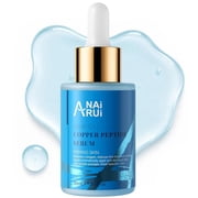 ANAiRUi GHK-Cu Copper Peptides Serum with Hyaluronic Acid, Hydrating & Firming Face Serum, 1.05 fl oz
