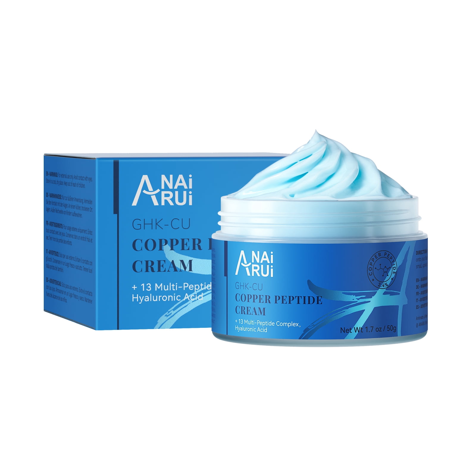 anairui copper peptides ghk cu serum AHK-CU + GHK-CU Hair Pro 4800mg looking skin ANAIRUI GHK-Cu Copper Peptide Serum