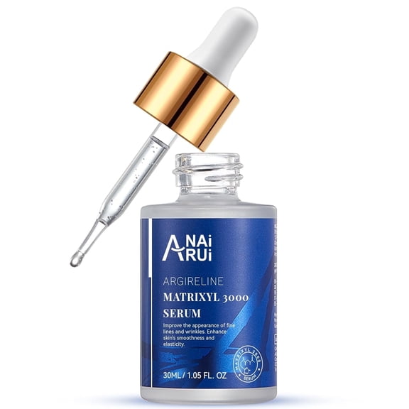 ANAiRUi Matrixyl 3000 + Argireline Serum with Hyaluronic Acid - Reduce Fine Line - Facial Skin Serum,Peptide Complex Serum1.05 fl.oz
