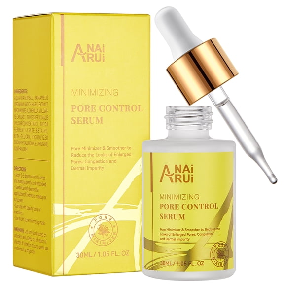 ANAiRUi Pore Minimizer Serum, Pore Minimizer for Face, Pore control,Minimizing, Shrinking, Tightening Pores, Refine Skin Texture 1 fl.oz