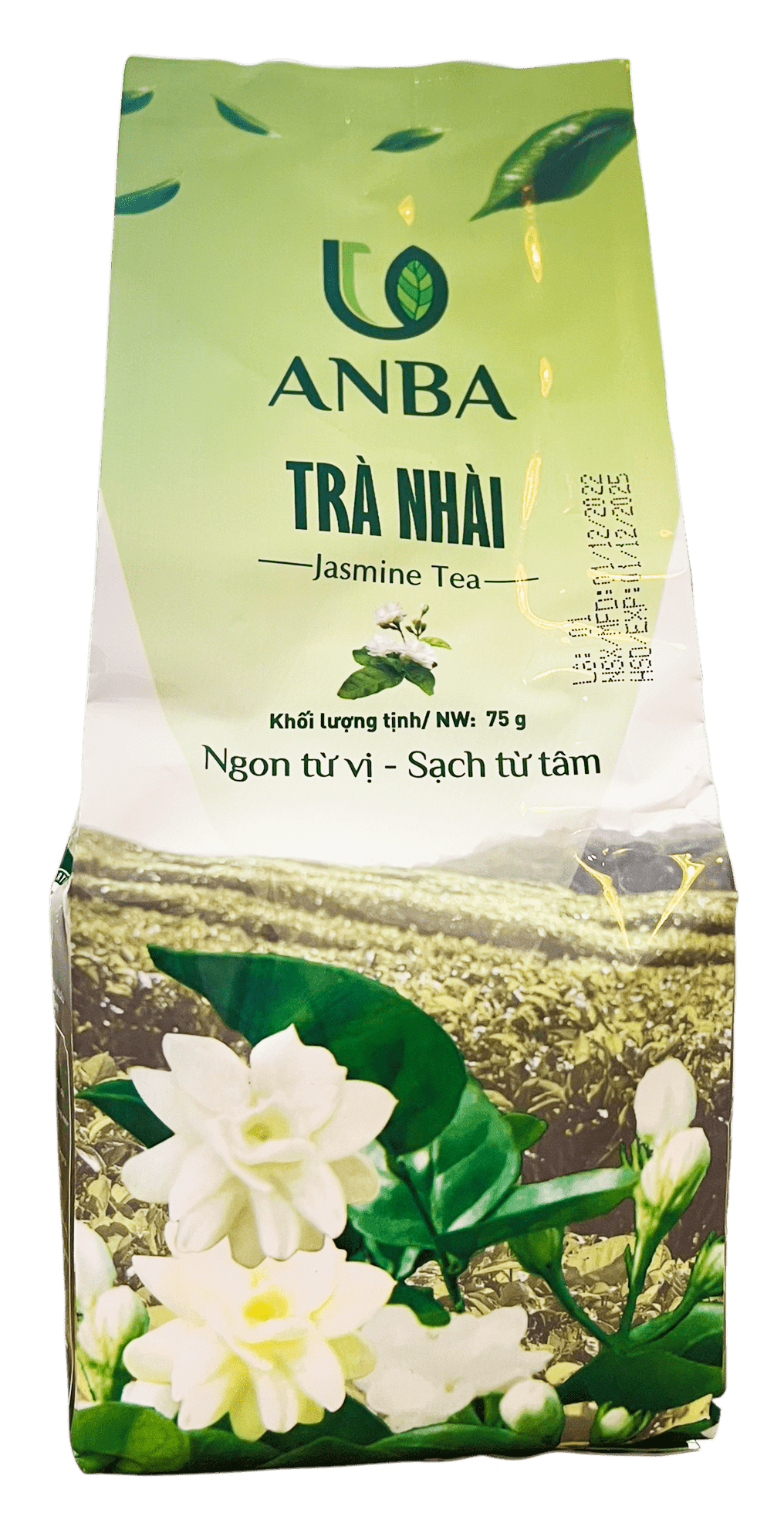 ANBA Jasmine Green Tea, Organic Green Tea Buds Vietnam, Pack 6, Floral ...