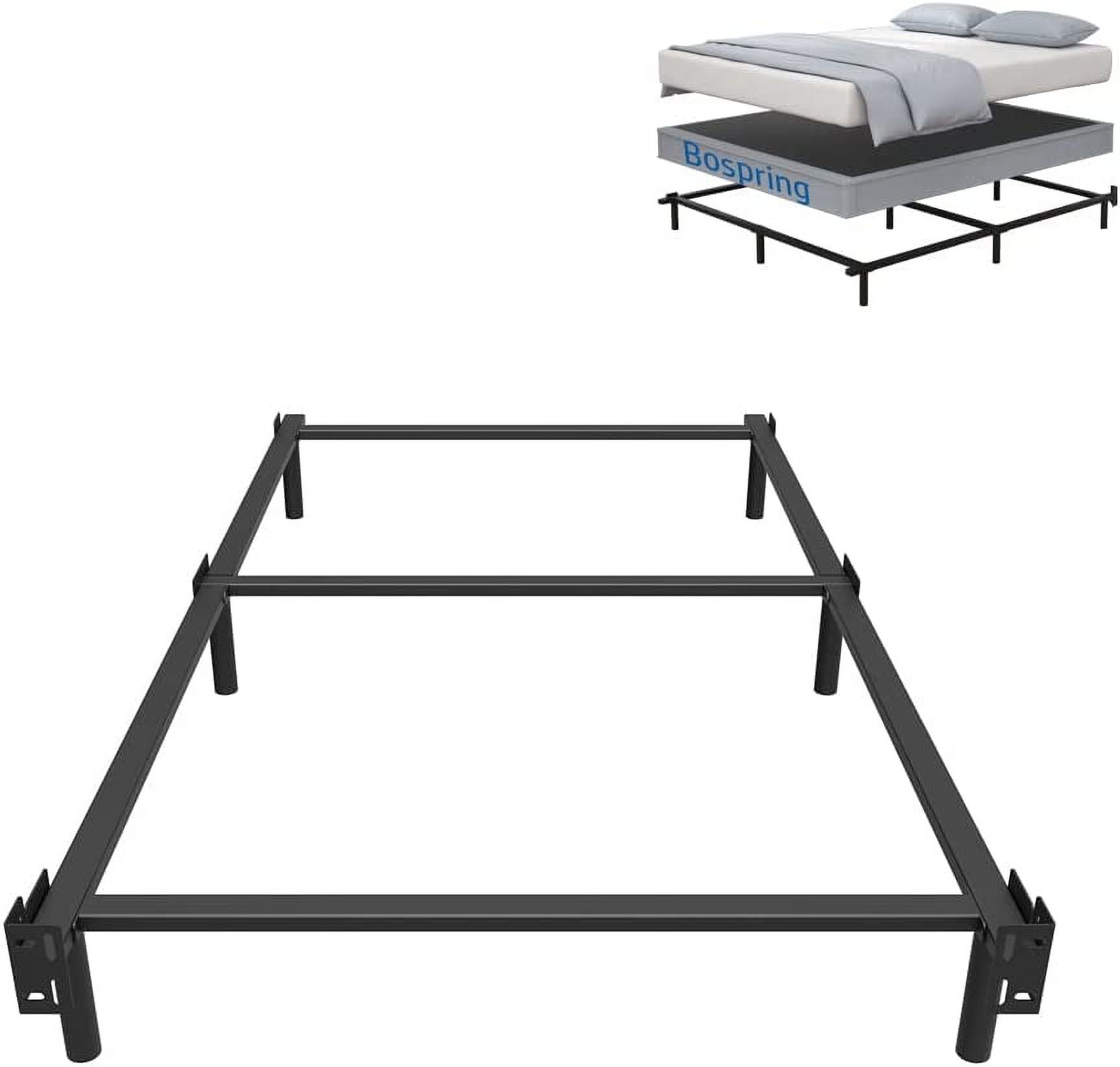 ANBLIZE Queen Size Bed Frame 7 Inch Heavy Duty Meta Bedframe for Box