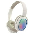 thumbnail image 1 of ANC On-Ear Active Noise Cancelling Wireless Bluetooth Headphones, 60 Hr Battery, Microphone, Works with iPhone Android, 1 of 8