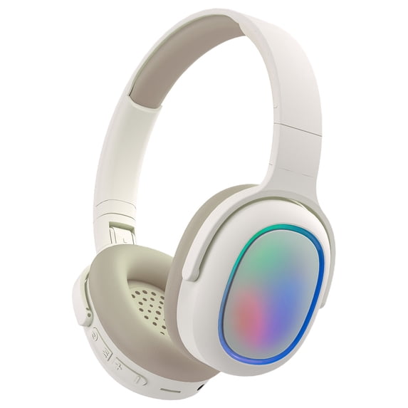 ANC On-Ear Active Noise Cancelling Wireless Bluetooth Headphones, 60 Hr Battery, Microphone, Works with iPhone Android