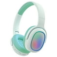 thumbnail image 1 of ANC On-Ear Active Noise Cancelling Wireless Bluetooth Headphones, 60 Hr Battery, Microphone, Works with iPhone Android, 1 of 8