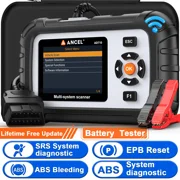 ANCEL AD710 ABS SRS OBD2 Scanner Automotive Scan Tool with ABS Bleeding, EPB Reset, Battery Test, Live Data, Full OBD2 Modes, Car Code Reader Diagnostic Tool for All Cars