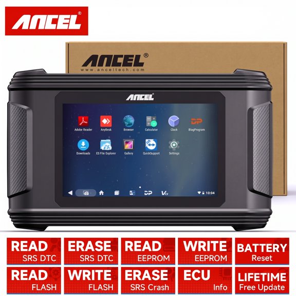 ANCEL AR500 OBD2 Scanner Car SRS Repair Tool Battery Reset Automotive OBD2 Diagnostic Scanner, Professional Automotive SRS Computer Repair Tool & Battery Repair Tool/Battery Reset Tool