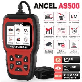 ANCEL AS500 OBD2 Scanner Check Engine Light Automotive Auto Code Reader Read Clear Error Codes OBDII ODB 2 Car Diagnostic Tools Free Update