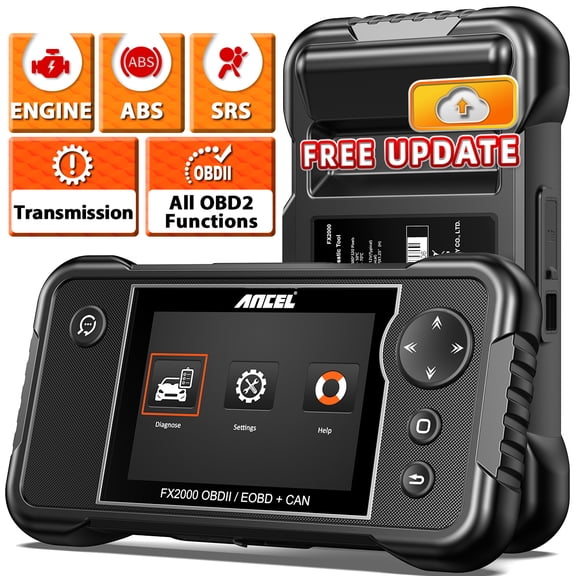 ANCEL  Automotive Diagnostic Tool OBD2 Scanner, ABS SRS Transmission Airbag Car Scanner, Check Engine Car Code Reader, Lifetime Free Upgrade
