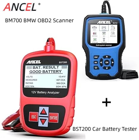 ANCEL BM300 12V Battery Monitor Bluetooth 4.0 - Tester Batteria Auto Con Funzione Di Carica, Test Di Avviamento E Allarme -Tester Di Tensione Della - Foto 4