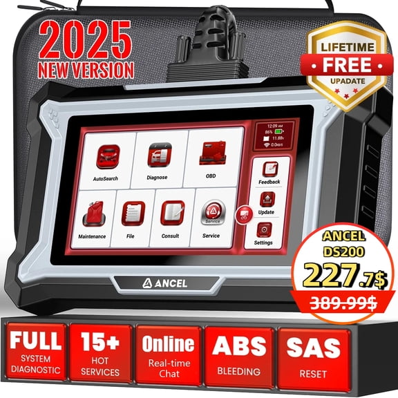 ANCEL Bidirectional Wireless OBD2 Scanner Diagnostic Tool, Full System Diagnostic Tool, WiFi Free Update OBD2 Scanner