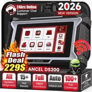 ANCEL Wireless Full System OBD2 Scanner Car Diagnostic Tool with 15+ Reset Services, DPF Regen, Injector Cod-ing, ABS Bleeding, WiFi Free Lifetime Updates, Online Customer Service