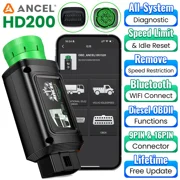 ANCEL Bluetooth Heavy Duty Truck Scanner All System Diesel Diagnostic Tool HDOBD & OBD2 Code Reader for Diesel Trucks Lifetime Free Updates