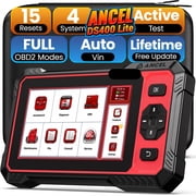 ANCEL DS400 Lite OBD2 Scanner Diagnostic Tool, 4 System Bidirectional Scan Tool with 15 Resets, ABS Bleeding, D-P-F Regen, EPB/SRS/SAS/Throttle/Oil Reset, Lifetime Free Update, Online Customer Servic