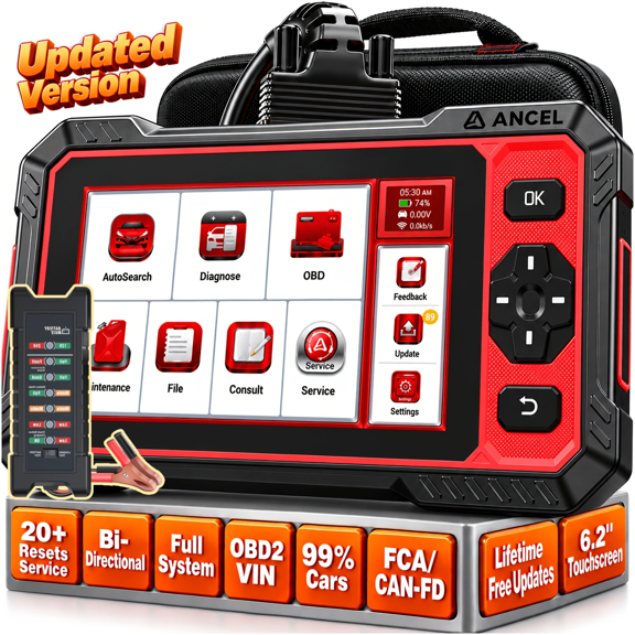 ANCEL DS410Lite-US Automotive All-System OBD2 Scanner+BM410 Bat-t-ery Tester