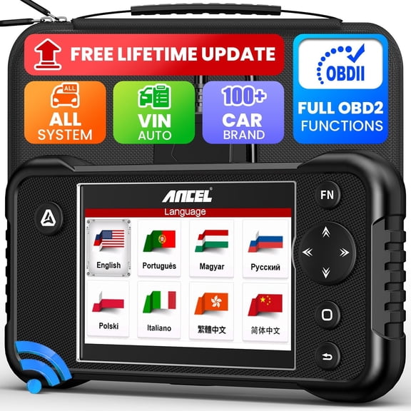ANCEL FX3300 Elite OBD2 Scanner Code Readers Scan Tools, OE-Level Full System Car Diagnostic Tool, Check Engine Transmission SRS ABS OBD2 Code Reader Reset Scanner