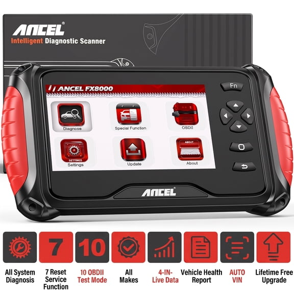 ANCEL FX8000 Automotive OBD2 Scanner Code Reader Car All System Oil EPB ABS Diagnostic Scan Tool