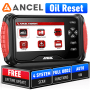 ANCEL FX8000-I OBD2 Scanner Four Systems Diagnostic Scan Tool ABS SRS Gearbox Engine OBDII Code Reader Car Scanner Oil Reset Service Automotive EOBD OBD Diagnostic Scanner Auto VIN Free Update 7Inch