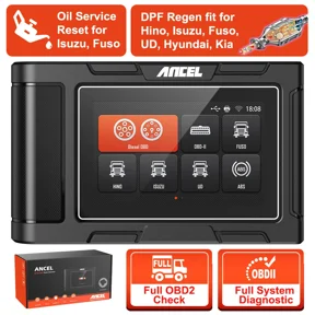 ANCEL HD3200 Diesel Heavy Duty Truck All System Diagnostic Scanner DPF Regen Oil