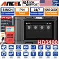 ANCEL HD3400 Diesel Heavy Duty Truck Scanner Diesel HD OBD Scan Tool ...