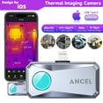 thumbnail image 1 of ANCEL IR101 Thermal Camera for iOS, 25Hz Refresh Rate, Lightweight Thermal Imaging Camera, Gray, 1 of 8