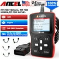 thumbnail image 1 of ANCEL MT100 Motorcycle Diagnostic Scan Tool Code Reader ABS Engine Code Scanner Motorbike Scanner Full OBD2 Functions Turn off Fault Indicator Light Read Clear Code Live Data OBD2 Scanner Free Update, 1 of 13
