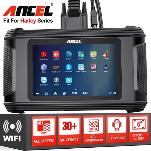 ANCEL MT510 for Harley Motorcycle Diagnostic Tool OBD2 Scanner Full System Diagnosis Motorcycle Scanner Code Reader