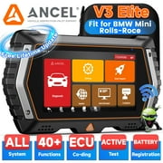 ANCEL V3 Elite OBD2 Scanner Diagnostic Tool for BMW, Bidirectional Automotive Diagnostic Scanner with 21 Resets, ABS Bleeding, SAS/EPB/Oil Reset, Battery Test, Full System Auto Scanner Code Reader