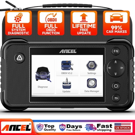ANCEL FX3300 Elite Full System OBD2 Scanner Car Diagnostic Scan Tool, Check Engine Transmission SRS ABS Code Reader Automotive Diagnostic Scanner, Lifetime Free Update